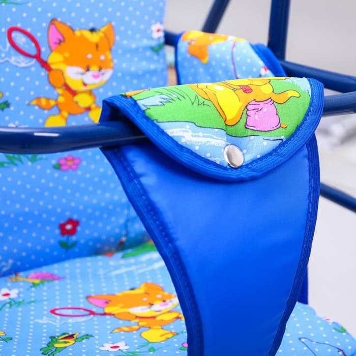 Качели детские напольные «Ветерок», синий, МИКС