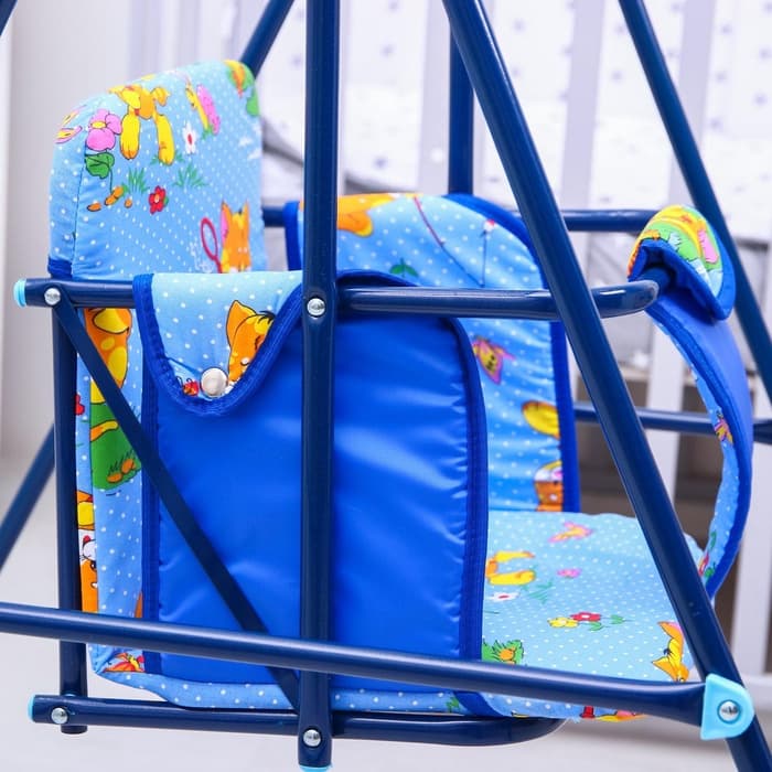 Качели детские напольные «Ветерок», синий, МИКС