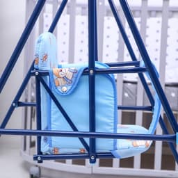 Качели детские напольные «Ветерок», синий, МИКС