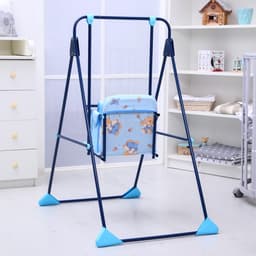 Качели детские напольные «Ветерок», синий, МИКС