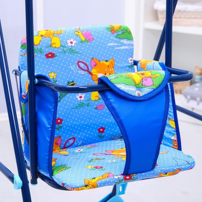 Качели детские напольные «Ветерок», синий, МИКС