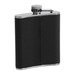 Фляжка Мастер К «Агно», 210 мл, подарочная, армейская, 7 oz, нержавеющая сталь, чёрная