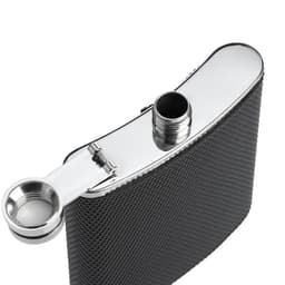 Фляжка Мастер К «Агно», 210 мл, подарочная, армейская, 7 oz, нержавеющая сталь, чёрная