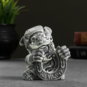 Фигурка «Домовой с подковой», 6.5 см