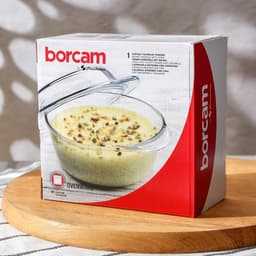 Форма для запекания Paşabahçe Borcam, 840 мл, 430 мл, жаропрочное стекло, прозрачная