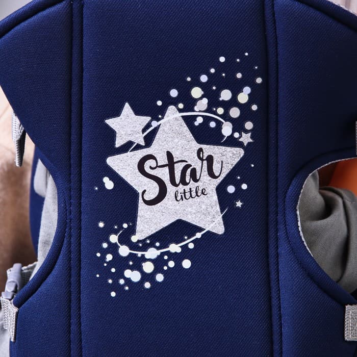 Переноска для малыша «Звёздочка», эргорюкзак, слинг, от 3 до 10 кг, синий