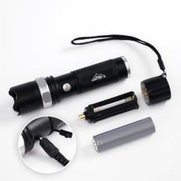 Фонарь ручной аккумуляторный «Мастер К», 3 режима, 15×3 см