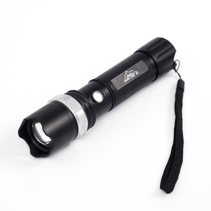 Фонарь ручной аккумуляторный «Мастер К», 3 режима, 15×3 см