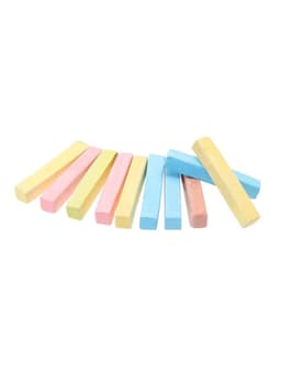 Мелки цветные для асфальта 29 штук Calligrata TOP, брусок