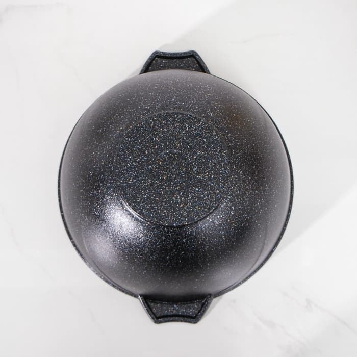 Казан Мечта «Гранит Star», 5 л, литые ручки, антипригарное покрытие, стеклянная крышка, литой алюминий, тёмно-синий