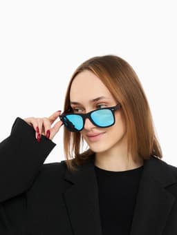 Очки солнцезащитные «OneSun. Wayfarer», uv 400, линза 5×5.5 см, синие