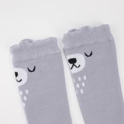 Гольфы детские «Крошка Я. Мишка», серые, размер 8-10 см (6-9 мес.)