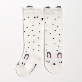 Гольфы для девочки «Крошка Я. Зайка», цвет молочный, размер 8-10 см (6-9 мес.)