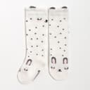 Гольфы для девочки «Крошка Я. Зайка», цвет молочный, размер 8-10 см (6-9 мес.)