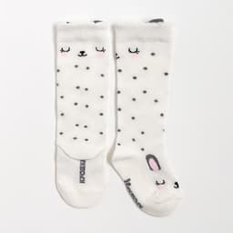 Гольфы для девочки «Крошка Я. Зайка», цвет молочный, размер 8-10 см (6-9 мес.)