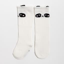 Гольфы для девочки «Крошка Я. Панда», цвет молочный, размер размер 8-10 см (6-9 мес.)