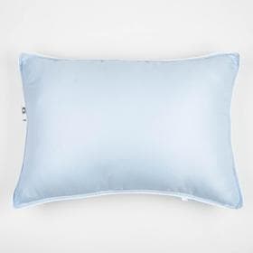 Подушка Адамас 50×70 см, искусственный лебяжий пух, микрофибра, МИКС, полиэстер