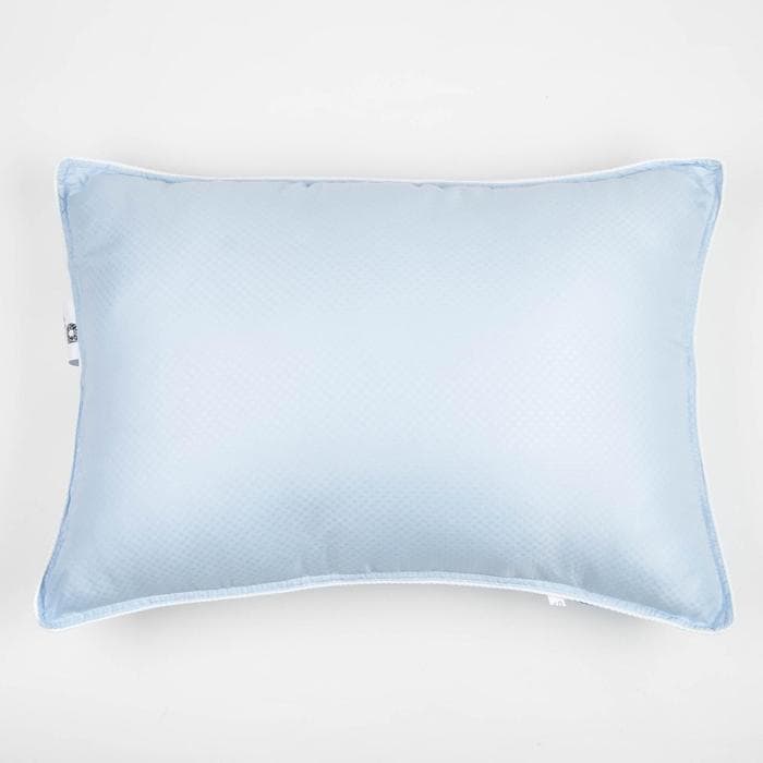 Подушка Адамас 50×70 см, искусственный лебяжий пух, микрофибра, МИКС, полиэстер