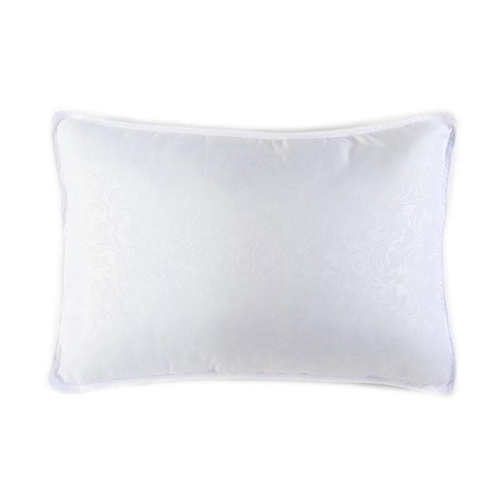 Подушка Адамас 50×70 см, искусственный лебяжий пух, микрофибра, МИКС, полиэстер