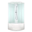 Душевая кабина DOMANI-Spa Delight Slim 99, поддон 45 см, белые стенки, 90×90 см, матовая