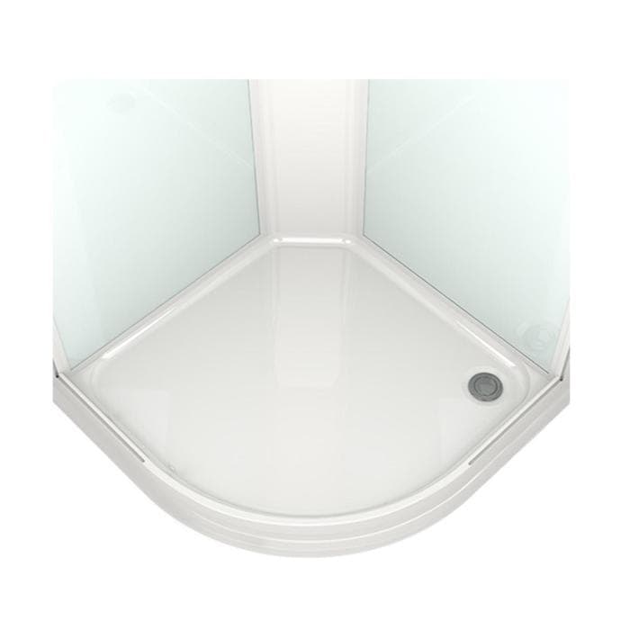 Душевая кабина DOMANI-Spa Delight 88, поддон 15 см, белые стенки, 80×80 см, матовая