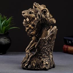 Подставка для бутылки «Лев», под бронзу, 14×19×24 см