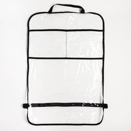 Незапинайка - защитная накидка на сиденье автомобиля, 2 кармана, 60.5×40 см, ПВХ