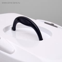 Переноска для животных до 12 кг «Пижон», 49×33×32 см, металлическая дверь, пластик, белая, серая