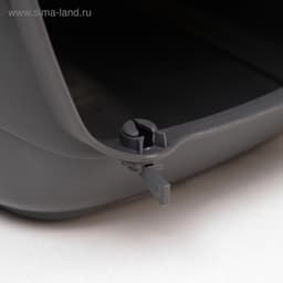 Переноска для животных до 12 кг «Пижон», 49×33×32 см, металлическая дверь, пластик, бежевая, серая