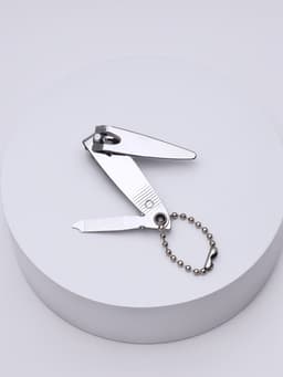 Кусачки книпсер маникюрные, с пилкой, с цепочкой, 5.5 см