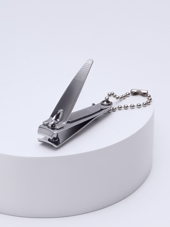 Кусачки книпсер маникюрные, с пилкой, с цепочкой, 5.5 см