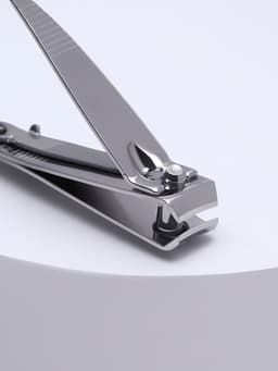 Кусачки книпсер маникюрные, с пилкой, с цепочкой, 5.5 см