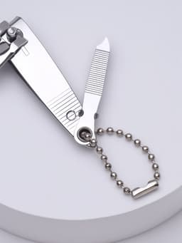 Кусачки книпсер маникюрные, с пилкой, с цепочкой, 5.5 см