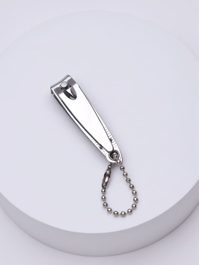 Кусачки книпсер маникюрные, с пилкой, с цепочкой, 5.5 см