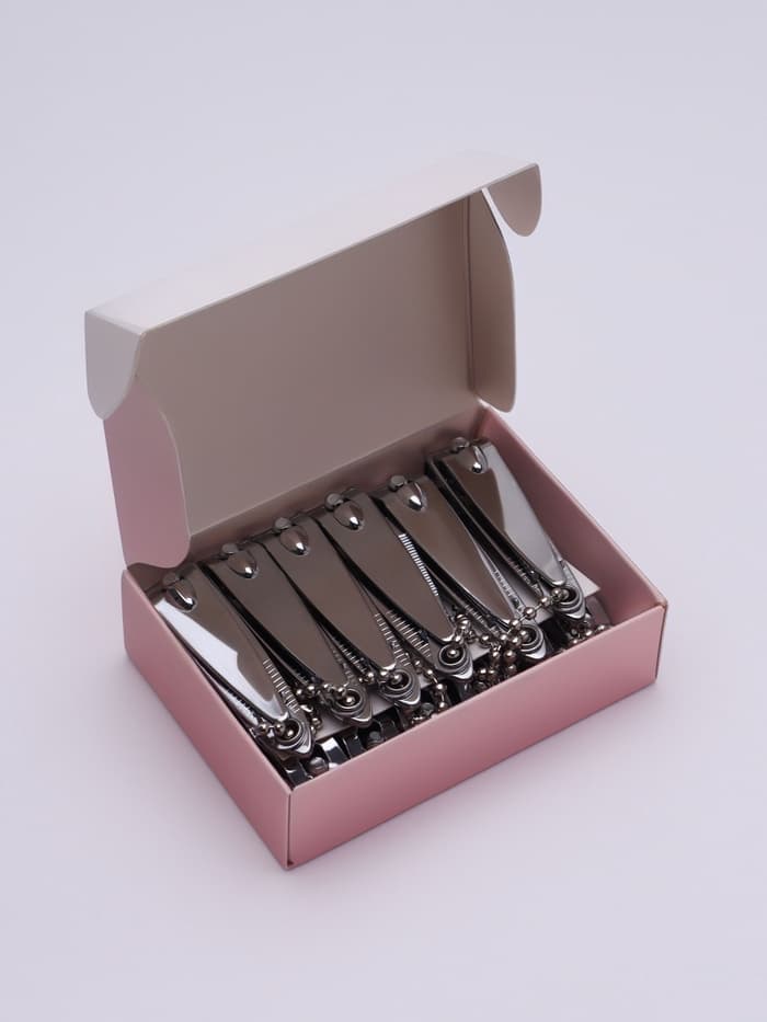 Кусачки книпсер маникюрные, с пилкой, с цепочкой, 5.5 см