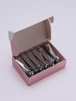 Кусачки книпсер маникюрные, с пилкой, с цепочкой, 5.5 см