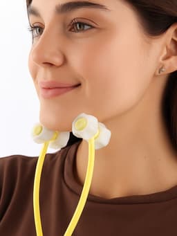 Массажёр для лица, 25×4.5 см, 4 ролика, МИКС