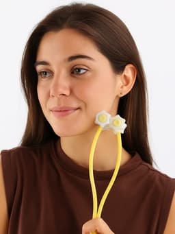 Массажёр для лица, 25×4.5 см, 4 ролика, МИКС