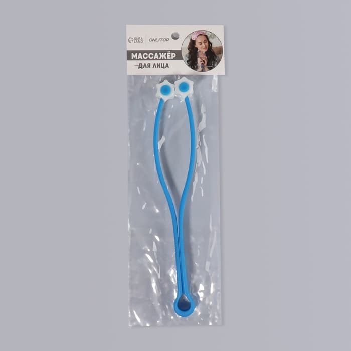 Массажёр для лица, 25×4.5 см, 4 ролика, МИКС