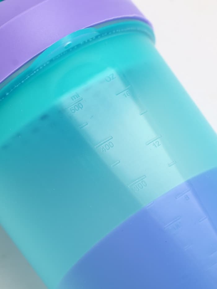 Шейкер спортивный, 500 мл, с чашей