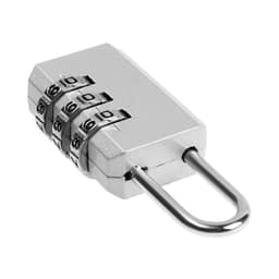 Замок навесной кодовый ТУНДРА ZK003, серый