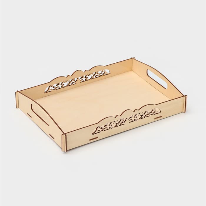 Поднос деревянный «Восточный», 31x21x5 см