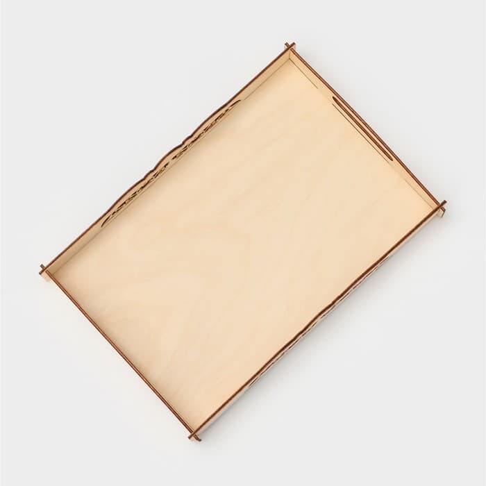 Поднос деревянный «Восточный», 31x21x5 см