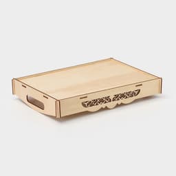 Поднос деревянный «Восточный», 31x21x5 см