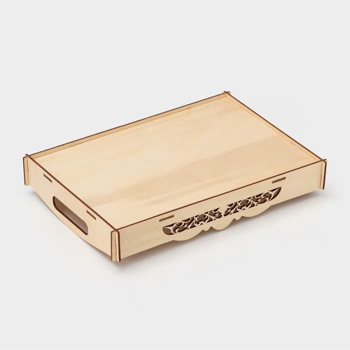 Поднос деревянный «Восточный», 31x21x5 см