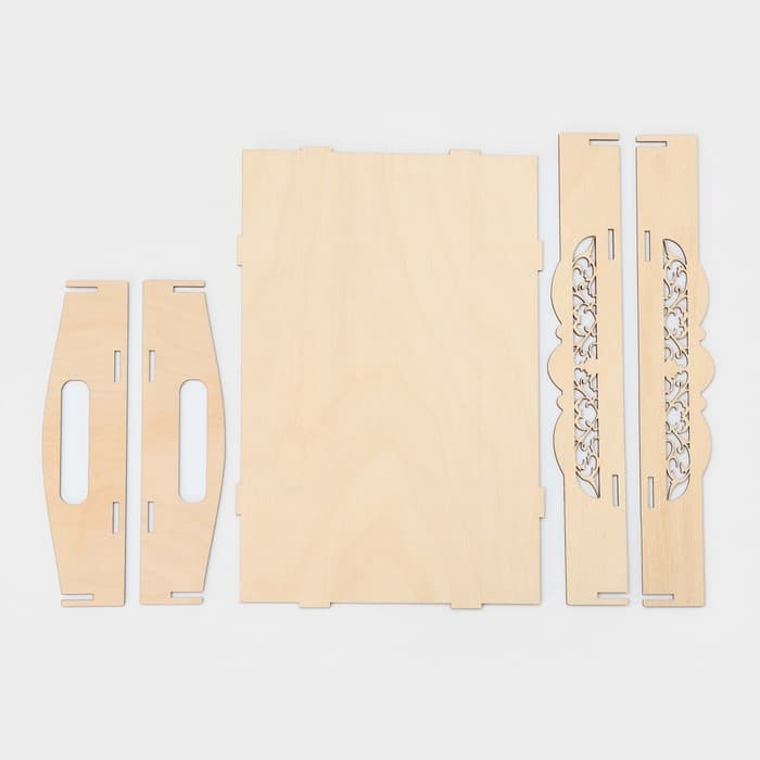 Поднос деревянный «Восточный», 31x21x5 см