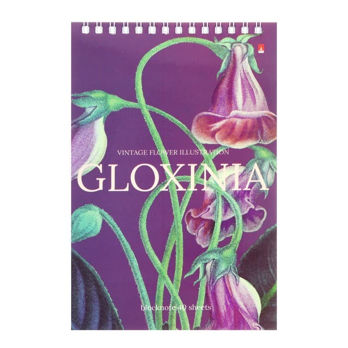 Блокнот А5, 40 листов на гребне «Цветы» Паттерн, обложка ламинированный картон, блок 55 г/м², МИКС