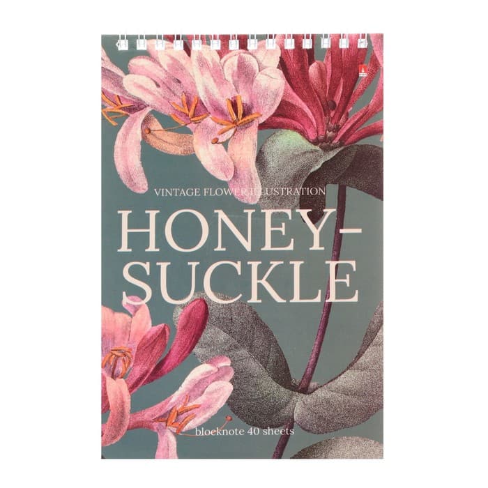 Блокнот А5, 40 листов на гребне «Цветы» Паттерн, обложка ламинированный картон, блок 55 г/м², МИКС