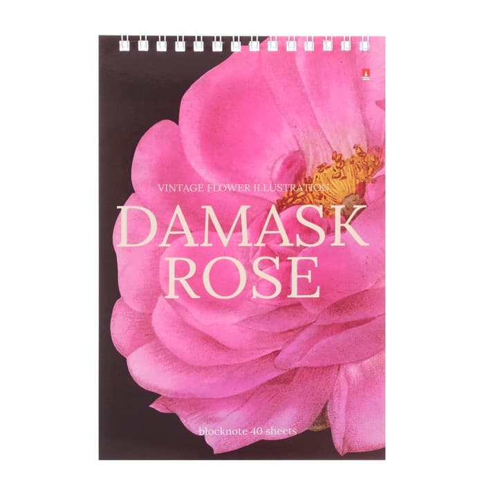 Блокнот А5, 40 листов на гребне «Цветы» Паттерн, обложка ламинированный картон, блок 55 г/м², МИКС