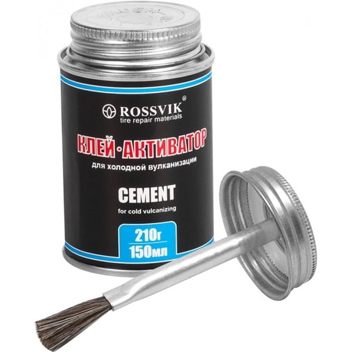 Клей-активатор ROSSVIK, 210 г, 150 мл. с кисточкой